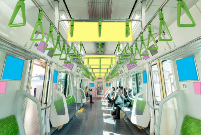 【電車広告】JR東日本 山手線E235系 ADトレイン［広告貸切電車］ 半月間