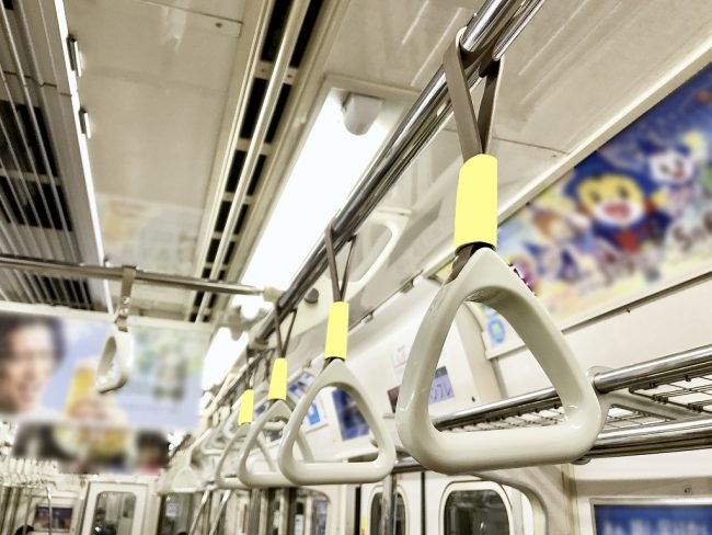 【電車広告】東京メトロ 銀座線 つり革広告 1ヶ月間（5編成）