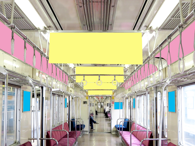 【電車広告】新京成 広告貸切電車 14日間