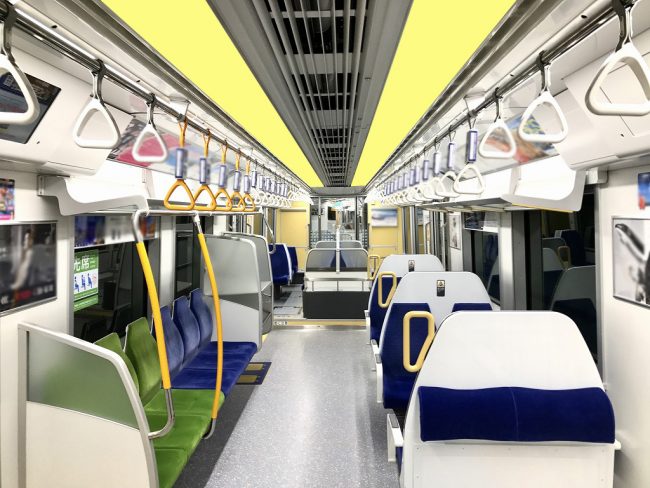 【電車広告】東京モノレール 天井ステッカー 1ヶ月間