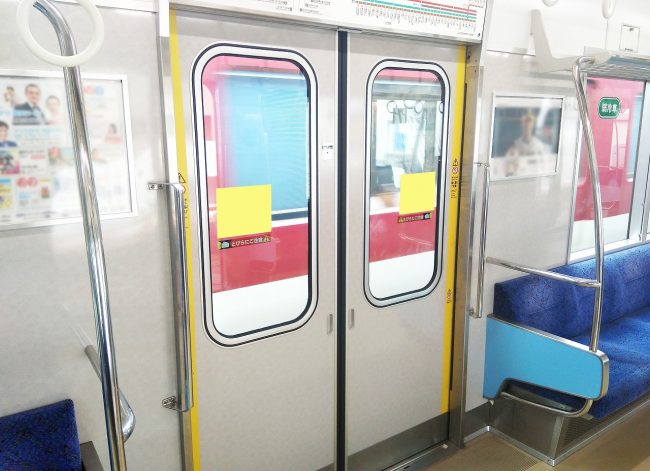 【電車広告】阪神 ドアステッカー 1ヶ月間