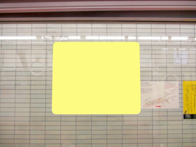 【電車広告】Osaka Metro 7路線セット まどステッカー 1ヶ月間（枠E1・E2）