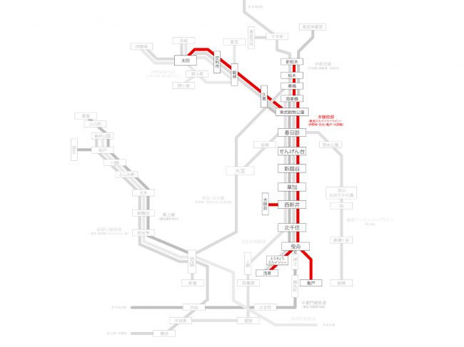 図 路線 東武 鉄道 東武熊谷線 路線図