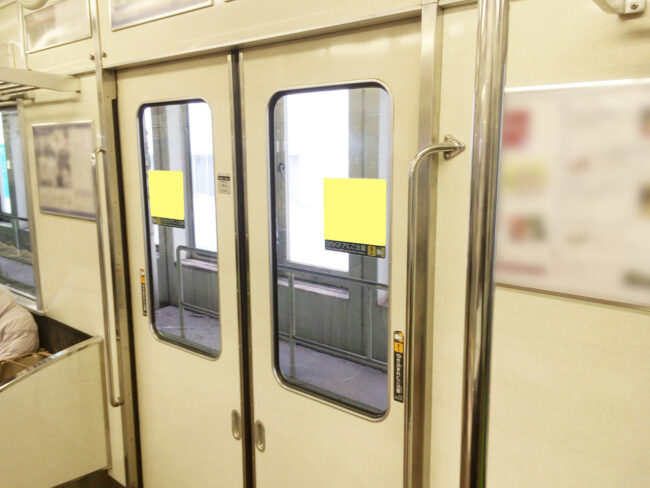 【電車広告】京阪 全線 ドアステッカー 1ヶ月間