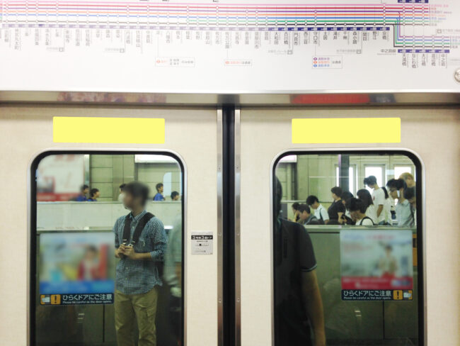 【電車広告】京阪 京阪線 ツインステッカー 1ヶ月間