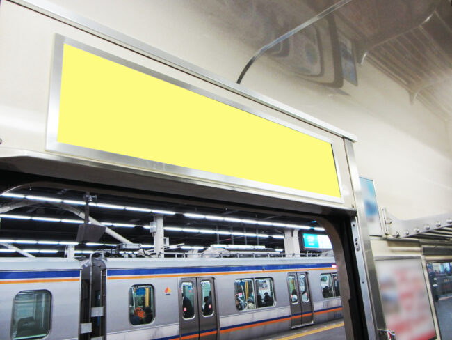 【電車広告】南海 全線 ドア上B額面 1ヶ月間