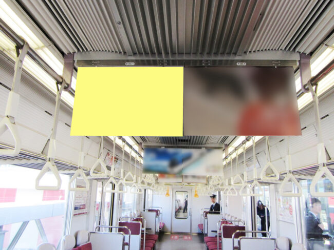 【電車広告】近鉄 奈良線エリア 中づりポスター シングルサイズ（1車1枚掲載）4週間