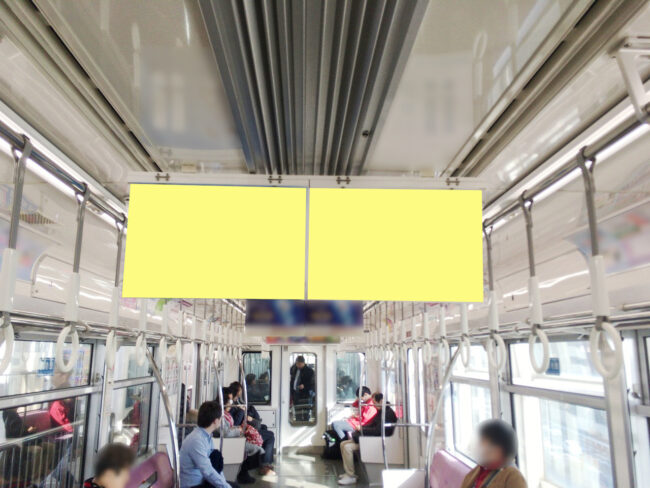 【電車広告】大阪モノレール 中づりポスター 7日間（1車4枚掲載）