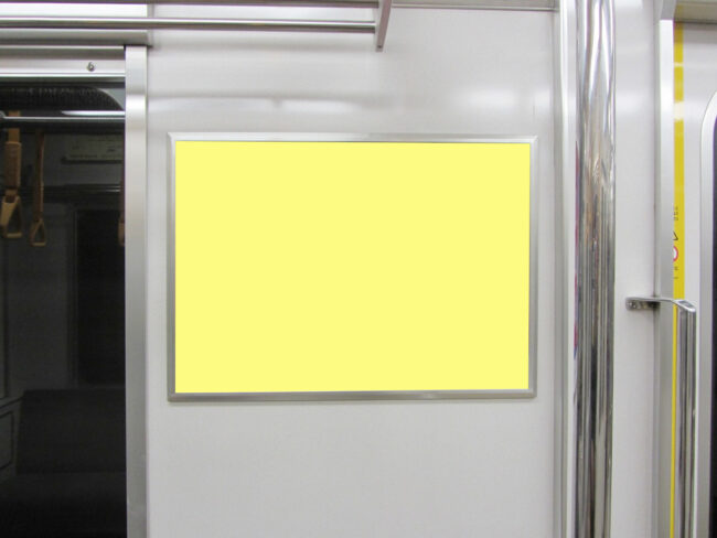 【電車広告】京都市営地下鉄 全線 扉横額面広告［ドア横ポスター］7日間（全車）