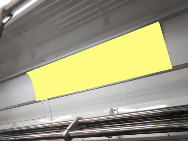 【電車広告】名鉄 全線 額面ポスター［まど上ポスター］ ワイドサイズ 1ヶ月間