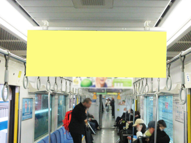 【電車広告】あおなみ線 中吊広告 ワイドサイズ 7日間