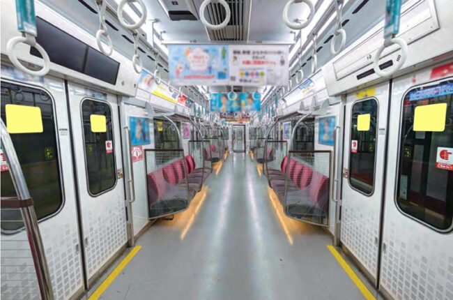Osaka Metro 4路線セット ドアガラスステッカー 1ヶ月間（枠M～P）